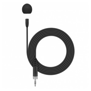 Sennheiser MKE Essential Omni Black - miniature lavalier microphone with 3.5 mm jack connector (black)