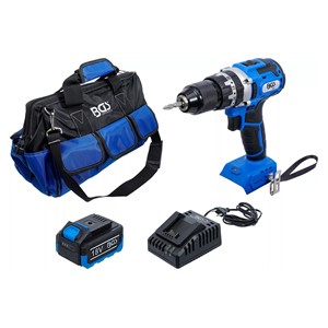 BGS Set akumulatorskih udarnih bušilica | bez četkica | 65 Nm | 18 V | s akumulatorom i brzo punjačem