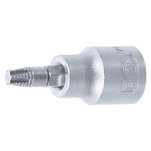 BGS Set bit umetaka za odvijač | Unutarnji četverokut 10 mm (3 /8) | za oštećeni T-profil (za Torx) T27
