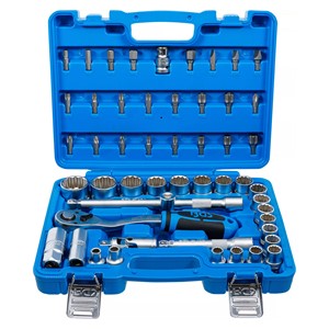BGS Set dvanaesterokutnih utičnih ključeva | pogon 12,5 mm (1 /2) | 8 - 32 mm | 51-dijelni