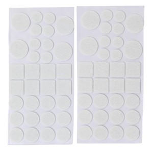 BGS Set jastučića od filca | bijeli | 64-dijelni