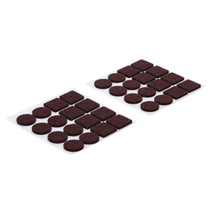 BGS Set jastučića od filca | smeđi | 32-dijelni