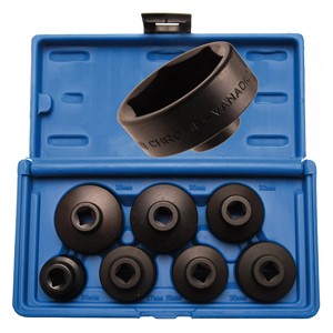 BGS Set ključeva za filtar ulja | Ø 24 - 38 mm | 7-dijelni