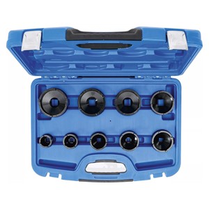 BGS Set ključeva za matice s prorezom | čep vani | KM4 - KM12 | 9-dijelni