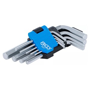 BGS Set kutnih steznih ključeva | kratki | unutarnji šesterokut 1,5 - 10 mm | 9-dijelni