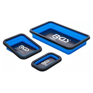 BGS Set magnetnih zdjelica | silikon | preklopiva | 3-dijelni