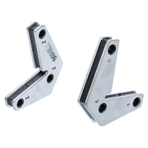 BGS Set malih magnetnih držača | L-oblik | 2-dijelni