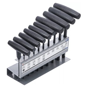 BGS Set odvijača s T-ručkom | unutarnji šesterokut 2 - 10 mm | 10-dijelni