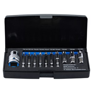 BGS Set odvijača za vijke | za neispravni T-profil (za Torx) T10 - T55 | 11-dijelni