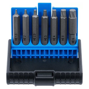 BGS Set odvijača za vijke | za neispravni unutarnji šesterokut 1,5 - 6 mm | 7-dijelni