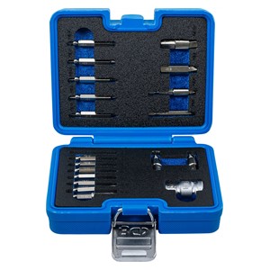 BGS Set odvijača za vijke | za unutarnji šesterokut 1,5 - 10 mm /T-profil (za Torx) T10 - T55 | 19-dijelni
