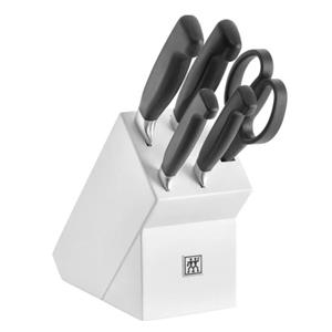 Set of 4 ZWILLING Four Star block knives white