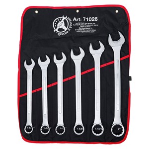 BGS Set okasto-viličastih ključeva | XXL | inčni | 1.5 /16 - 2 | 6-dijelni