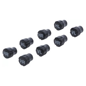 BGS Set plastičnih kapica ventila | za označavanje guma | 8-dijelni