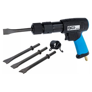 BGS Set pneumatskih čekić dlijeta | sa steznom glavom za brzo otpuštanje | 10 mm