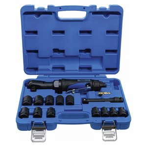 BGS Set pneumatskih ustavljačkih odvijača | 12,5 mm (1 /2) | 102 Nm | 14-dijelni