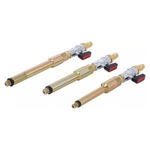 BGS Set prilagodnika pneumatskog cilindra za rupe grijača | M8 x 1,0 - M10 x 1,0 - M10 x 1,25 | 3-dijelni