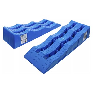 BGS Set pristupnih rampi | plastični | sa 3 visine navoza | 2-dijelni