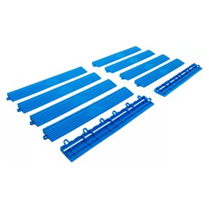 BGS Set rubnih elemenata plastičnih pločica | klik sustav | 400 x 55 x 15 mm | 10-dijelni