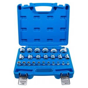BGS Set šesterokutnih umetaka za utični ključ | 6,3 mm (1 /4), 12,5 mm (1 /2) | inčni | 24-dijelni
