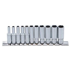BGS Set šesterokutnih umetaka za utični ključ, duboki | 6,3 mm (1 /4) | 4 - 13 mm | 11-dijelni