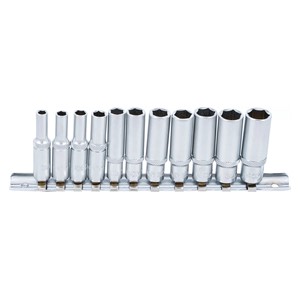 BGS Set šesterokutnih umetaka za utični ključ, duboki | 6,3 mm (1 /4) | inčni | 11-dijelni