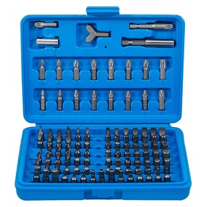BGS Set sigurnosnih bitova | pogon 6,3 mm (1 /4) | 100-dijelni