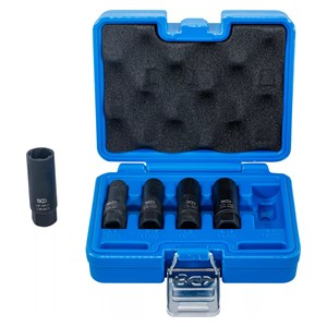 BGS Set spiralnih umetaka za utični ključ /izvijač za vijke, duboki | 10 mm (3 /8) | 10 - 16 mm | 5-dijelni