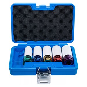 BGS Set teretnih zaštitnih umetaka | 12,5 mm (1 /2) | 15 /17 /19 /21 /22 mm /MS17 | 6-dijelni