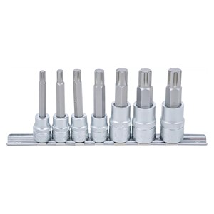 BGS Set umetaka bitova | 10 mm (3 /8) /12,5 mm (1 /2) | klinasti profil (za RIBE) M6 - M14 | 7-dijelni