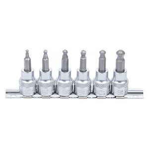 BGS Set umetaka bitova | 10 mm (3 /8) | unutarnji šesterokut s kuglastom glavom 3 - 8 mm | 6-dijelni