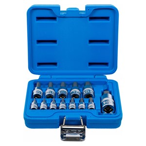 BGS Set umetaka bitova | 6,3 mm (1 /4) /10 mm (3 /8) /12,5 mm (1 /2) | unutarnji šesterokut 2 - 14 mm | 13-dijelni