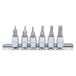 BGS Set umetaka bitova | 6,3 mm (1 /4) | unutarnji šesterokut | 1,5 - 6 mm | 6-dijelni