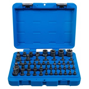 BGS Set umetaka bitova i utičnih ključeva | E-Profil /T-Profil (za Torx) /T-Profil (za Torx) s provrtom /TP-Profil (za Torx) | 52-dijelni