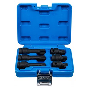BGS Set umetaka za teretne bitove | 12,5 mm (1 /2) | unutarnje ozubljenje (za XZN) M14 - M18 | 6-dijelni