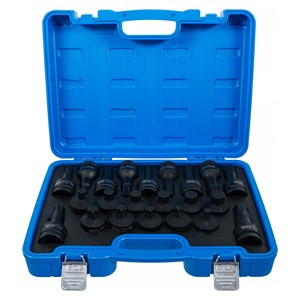 BGS Set umetaka za teretne bitove | 20 mm (3 /4) | unutarnji šesterokut, T-profil (za Torx) | 22-dijelni
