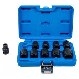BGS Set umetaka za teretne utične ključeve Gear Lock | 12,5 mm (1 /2) | 10 - 24 mm | 10-dijelni