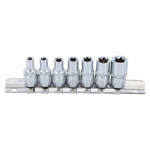 BGS Set umetaka za utični ključ E-profila | 6,3 mm (1 /4) | E4 - E11 | 7-dijelni