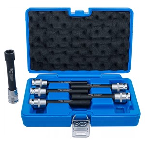 BGS Set umetaka za utični ključ E-profila, ekstra dugi | 12,5 mm (1 /2) | E10 - E20 | 6-dijelni