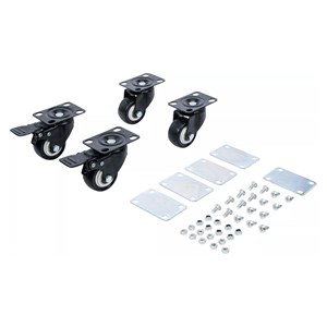 BGS Set upravljivih kotača | za kovčeg i ležaj na kotačima | 4-dijelni
