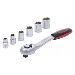 BGS Set utičnih ključeva | pogon 10 mm (3 /8) | 8 - 19 mm | 7-dijelni