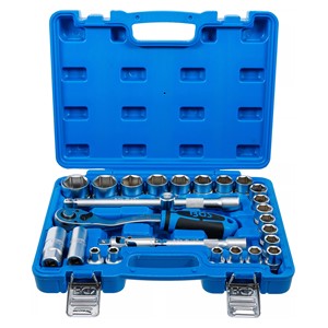 BGS Set utičnih ključeva | pogon 12,5 mm (1 /2) | inčni | 27-dijelni