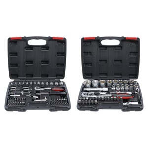 BGS Set utičnih ključeva | pogon 6,3 mm (1 /4) + 12,5 mm (1 /2) | inčni | 174-dijelni