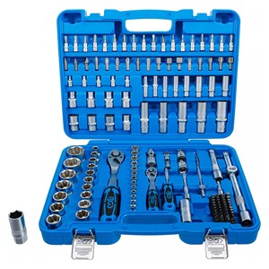 BGS Set utičnih ključeva valovitog profila | pogon 6,3 mm (1 /4) /12,5 mm (1 /2) | 150-dijelni