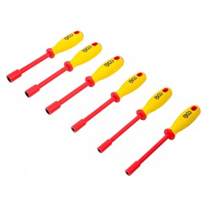BGS Set VDE-odvijača-utičnih ključeva | šesterokutni | 5,5 - 12 mm | 6-dijelni