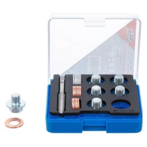 BGS Set za popravak navoja za ispuštanje ulja | M11 x 1,5 mm