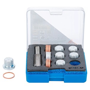 BGS Set za popravak navoja za ispuštanje ulja | M17 x 1,5 mm