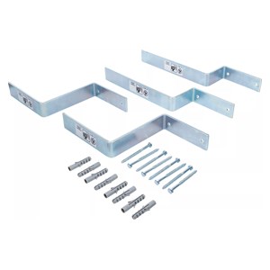 BGS Set zidnih kuka | za garniture nadstrešnica | 4-dijelni