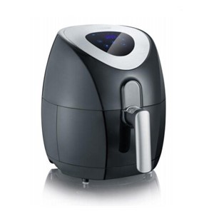 Severin 2430 Single 3.2 L Stand-alone 1500 W Hot air fryer Black, Stainless steel
