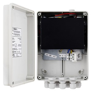 SG64H 6-port switch with power supply for 4 IP cameras in hermetic housing